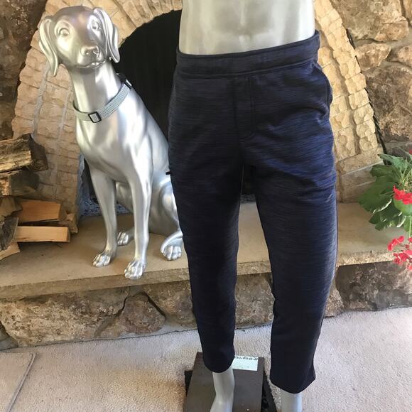 Eddie Bauer Fleece Lined Blue Pants Zipped Pocket Men’s Size Small - Picture 2 of 8